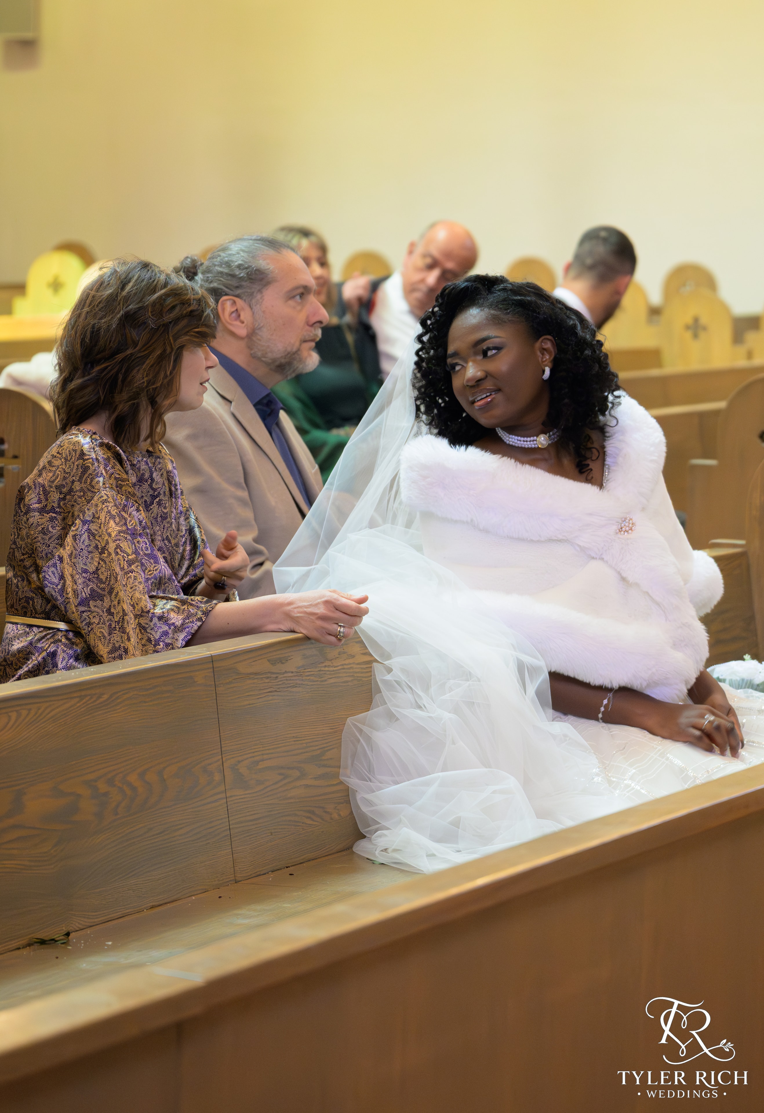Wedding moment captured in natural light